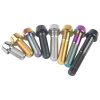 WanyifaチタンボルトM10x2025 30 35 40 45 50mm1.25モーターサイクル改造用ピッチアレンキーテーパーヘッドスクリュー