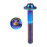 Wanyifa Titanium Bolt M5x10 12 15 20 25 30 35mm Butterfly Umbrella Torx T25 Head with Logo Screw for Bicycle Motorcycle Car