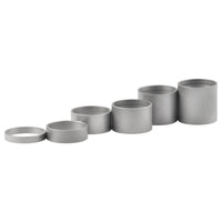 Wanyifa Titanium Washer 1-1/8" Bike Headset Fork Spacer 5+10+15+20+25+30mm Set for Mountain Bicycle Front Fork Gaskets