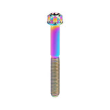 Wanyifa Titanium Bolt M5x6 10 15 20 25 30 35 40 45 50 55 60 65 70 75 80 85 90mm Fancy Flange Torx T25 Head with 'W' Logo Screw for Bicycle Motorcycle Car