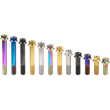 Wanyifa Titanium Bolt M12x30 35 40 45 50 55 60 65 70 75 80 85 90mm Flange Hex Head Screws For Motorcycle Pitch 1.25mm