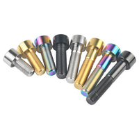 Wanyifa Titanium Bolt M10x20 25 30 35 40 45 50 55 60mm DIN912 Cap Hex Allen Head Screw for Motorcycle Pitch 1.25/1.5mm