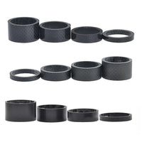 Wanyifa Carbon Fiber Bicycle Washer Stem Spacers Kit to Fix The Bicycle MTB Accessories 1Set 5+10+15+20mm  Gloss&Matte
