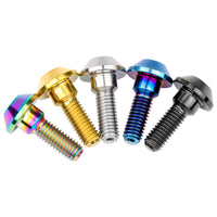 Wanyifa Titanium Bolt M6x20 25mm Taper Ball Conical Hex Head Screw for Bicycle Motorcycle Yamaha Disc Brake