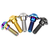 Wanyifa Titanium Bolt M6x20 25mm Taper Ball Conical Hex Head Screw for Bicycle Motorcycle Yamaha Disc Brake