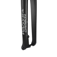 Wanyifa MTB Bike Fork 27.5/29" Thru Axle 15x110mm Carbon Fiber Bicycle Front Fork Rigid Bicycle Fork Vertebra Tube Boost Fork With WANYIFA Logo