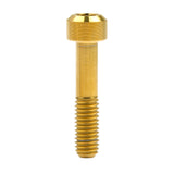 Wanyifa Titanium Bolt M5x23mm Round Socket Head Cap Allen Key Half threaded Screw For Bicycle Disc