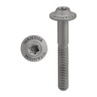 Wanyifa Titanium Bolt M5x10 12 15 20 25 30 35mm Butterfly Umbrella Torx T25 Head with Logo Screw for Bicycle Motorcycle Car