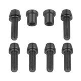 Wanyifa Titanium Bolt 4pcs M5x16mm Bolts+2pcs M5x18mm Bolts+2pcs Nuts Taper Hex Head With Washer Screws For 3T ARX LTD Stem Complete Upgrade Kit