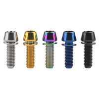 Wanyifa Titanium Bolt M6x16 18 20mm Taper Hex Allen with Washer Disc Brake Bolt Bicycle Screw