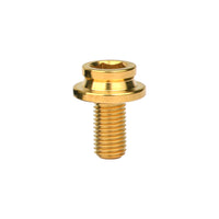 Wanyifa Titanium Bolt M8x15mm Road Bike Crank Bolt with Cap Rubber Ring Waterproof Screw Set for Motorcycle