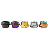Wanyifa Titanium Nut M25 Pitch 1.25mm Flange Front Rear Axle Nuts for Motorcycle Ducati Front Hub Bearing Ti Nuts