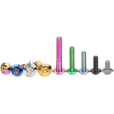 Wanyifa Titanium Bolt M6x10 12 15 20 25 30 35mm Butterfly Umbrella Torx T30 Head with Logo Screw for Bike Motorcycle Car