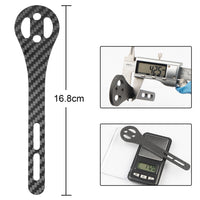 Wanyifa Bicycle Carbon Fiber Computer Holder Road Bike GPS Mount Cycling Stopwatch Speedmeter Rack for GARMIN Bryton Wahoo GoPro