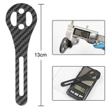Wanyifa Carbon Fiber Bike Computer Holder Bicycle Stopwatch Speedometer Mount Holder Light Stand Accessories For GPS Gpro