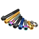 Wanyifa Titanium Bolt M8x15 20 25 30 35 40 45 50mm Taper Hex Allen Key Head Screw For Bicycle Motorcycle Car
