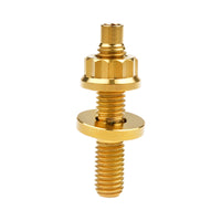 Wanyifa Titanium Exhaust Manifold Stud M8/M10x45 54 55 65mm Screw Nut Washer Set Pitch 1.25mm for Motorcycle Toyota Exhaust Pipe Parts