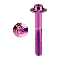 Wanyifa Titanium Bolt M5x10 12 15 20 25 30 35mm Butterfly Umbrella Torx T25 Head with Logo Screw for Bicycle Motorcycle Car