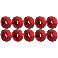 Wanyifa 10pcs Aluminum Nut M3 M4 M5 M6 Anodized Colourful Hexagonal Hex Nuts for Motorcycle