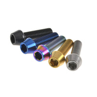 Wanyifa Titanium Bolt M6x16 18 20mm Taper Hex Allen with Washer Disc Brake Bolt Bicycle Screw