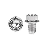 Wanyifa Titanium Bolt M7x10 15 20 25 30 35 40 45 50mm Flange Hex Allen Head Screw for Bicycle Motorcycle