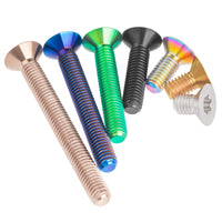 Wanyifa Titanium Bolt M8x15 20 25 30 35 40 45 50 55 60 65 70mm Countersunk Torx T40 with "W" Logo Screw Ti Fasteners