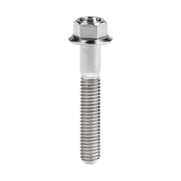 Wanyifa Titanium Bolt M4/M5x6 8 10 12 15 20 25 30mm Small Flange Hex Head Screws for Bike Motorcycle Car