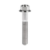 Wanyifa Titanium Bolt M4/M5x6 8 10 12 15 20 25 30mm Small Flange Hex Head Screws for Bike Motorcycle Car