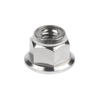 Wanyifa Titanium Nut M6 M8 M10 M12 Flange Metal Lock Nuts for Bicycle Motorcycle Car Fastener