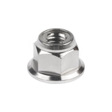 Wanyifa Titanium Nut M6 M8 M10 M12 Flange Metal Lock Nuts for Bicycle Motorcycle Car Fastener