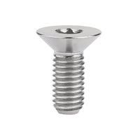 Wanyifa Titanium Bolt M6x15mm M8x20mm Flat Countersunk Torx T30 Head Screw for Bicycle Motorcycle Car Ti Fasteners