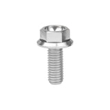 Wanyifa Titanium Bolt M8x15 20 25 30 35 40 45 50 55mm Flange DIN6921 Hex Head Screws For Cycling Motorcycle
