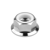 Wanyifa Titanium Nut M14 Pitch 1.5mm Flange Insert Nylon Lock Nuts for Bicycle Motorcycle Car