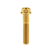 Wanyifa Titanium Bolt M12x30 35 40 45 50 55 60 65 70 75 80 85 90mm Flange Hex Head Screws For Motorcycle Pitch 1.25mm