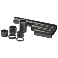 Wanyifa Carbon Fiber 1-1/8" Bicycle Washer 5 10 15 20 25 30 35 40 45 50 55 60 65 70 75 80 85 90 95 100 200mm Stem Spacer for MTB Bicycle Front Fork Gasket