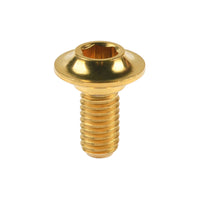 Wanyifa Titanium Bolt M5 Bicycle Brake Clamp Screw for Road Mountain MTB Bike Brake Shoes C Clamp Brake Pad
