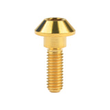 Wanyifa Titanium Bolt M6x20 25mm Taper Ball Conical Hex Head Screw for Bicycle Motorcycle Yamaha Disc Brake