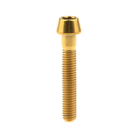Wanyifa Titanium Bolt M5x9 16 18 20 25 30 35 40 45 50 55 60mm DIN912 Taper Hex Allen Head Screws Ti Fasteners
