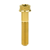 Wanyifa Titanium Bolt M10x20 25 30 35 40 45 50 55 60 65 70mm Flange 12-Point Torx Head with 'W' Logo Screw Pitch 1.25mm
