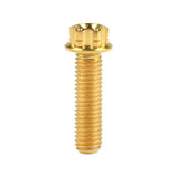 Wanyifa Titanium Bolt M10x15 20 25 30 35 40 45 50 55 60 65 70 75 80 85 90mm Flange Torx T50 Head Screw For Motorcycle Pitch 1.25mm