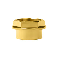 Wanyifa Titanium Nut M25 Pitch 1.25mm Flange Front Rear Axle Nuts for Motorcycle Ducati Front Hub Bearing Ti Nuts
