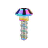 Wanyifa Titanium Bolt M6x20 25mm Taper Ball Conical Hex Head Screw for Bicycle Motorcycle Yamaha Disc Brake