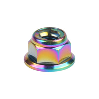Wanyifa Titanium Nut M6 M8 M10 M12 Flange Metal Lock Nuts for Bicycle Motorcycle Car Fastener