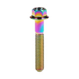 Wanyifa Titanium Bolt M4/M5x6 8 10 12 15 20 25 30mm Small Flange Hex Head Screws for Bike Motorcycle Car