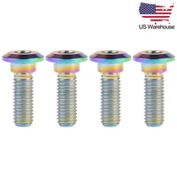 Wanyifa 4pcs Titanium Bolts M8x25mm Hex Socket Head Screws for Honda Motorcycle Disc Brake US Stock