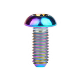Wanyifa Titanium Bolt M5x10 12mm Button Torx T25 Head Screw for Bicycle Disc Brake Rotor Bike Water Bottle Cage Screws