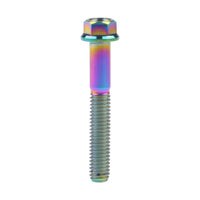 Wanyifa Titanium Bolt M6x10 15 20 25 30 35 40 45 50 55 60 65 70 75 80 90 100mm Small Flange Hex Head Screws for Bike Motorcycle
