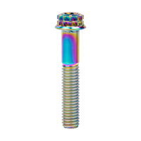 Wanyifaチタンフランジ12ポイントボルトM8x1520 25 30 35 40 45 50 55 60 65 80mmT40トルクスピッチ1.25mm自動車用オートバイ