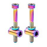 Wanyifa Titanium Bolt M5x30 40mm For Easton EC90 EC70 Zero Seatpost Bicycle Seat Post Screws 1pair
