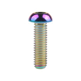 Wanyifa Titanium Bolt M6x12 16 20 25 30mm Button Hex Allen Head Screws for Motorcycle Car Aeromodelling Refit